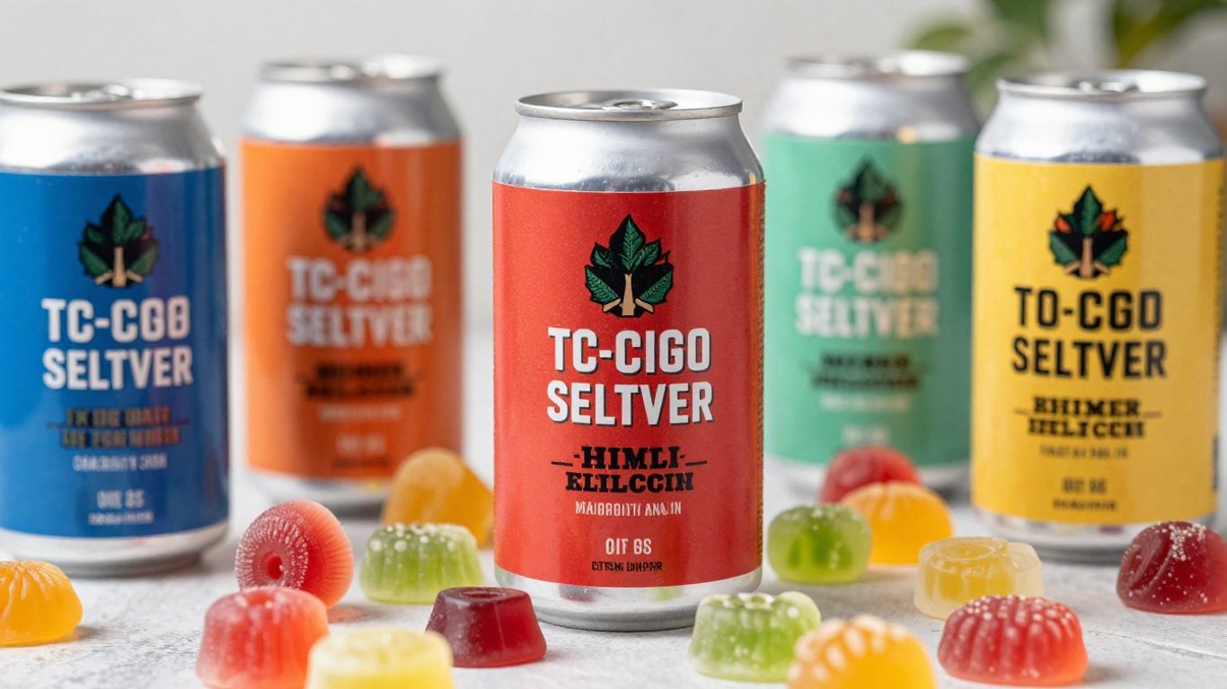 THC seltzers and gummies in California