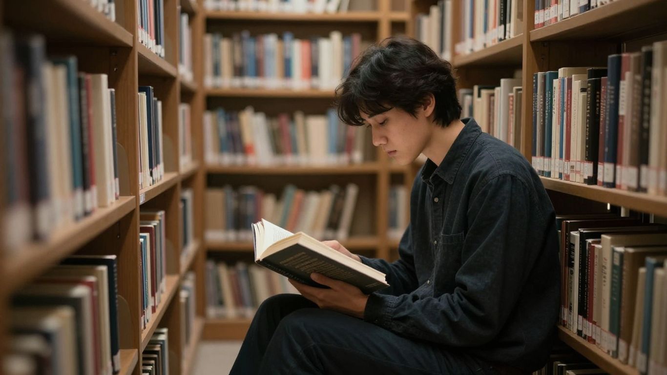 persona leyendo libro sobre finanzas
