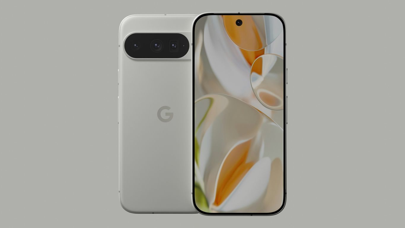 A google pixel phone is shown in this picture.