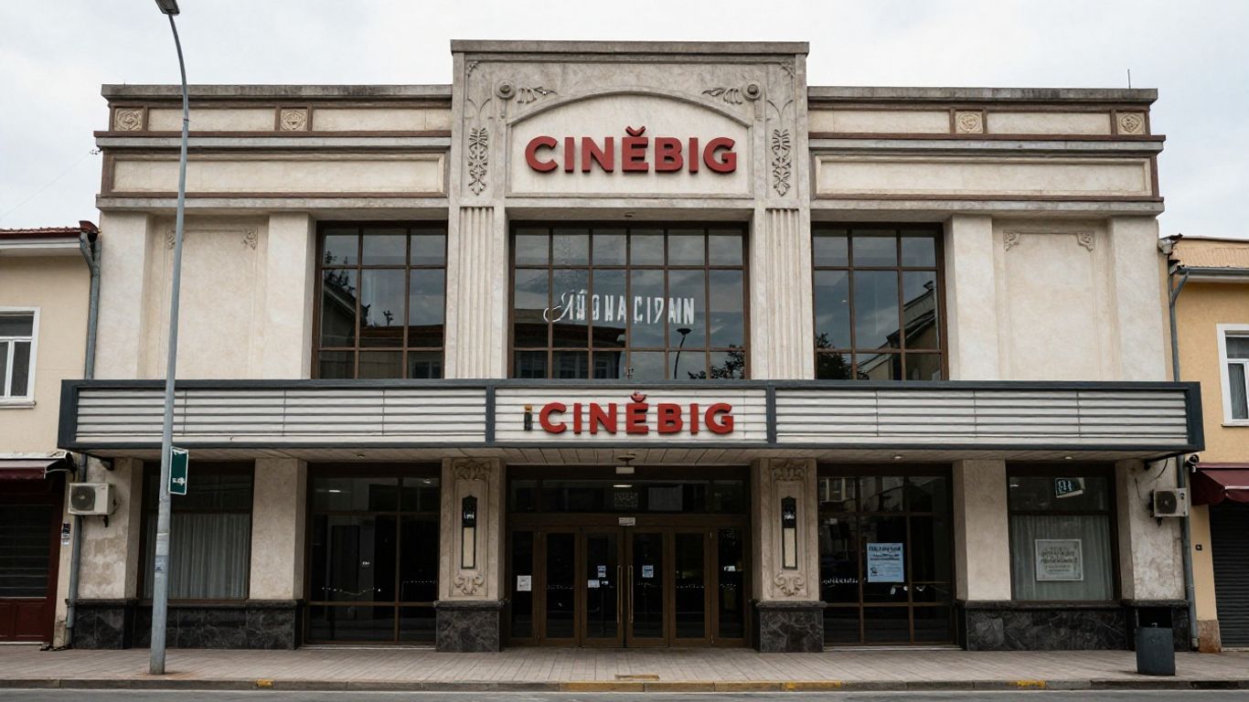 Cinebig Niğde sinema binası dış cephesi