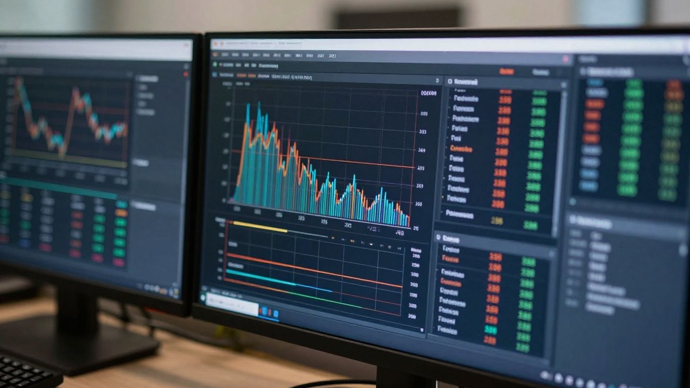 A detailed view of property market data