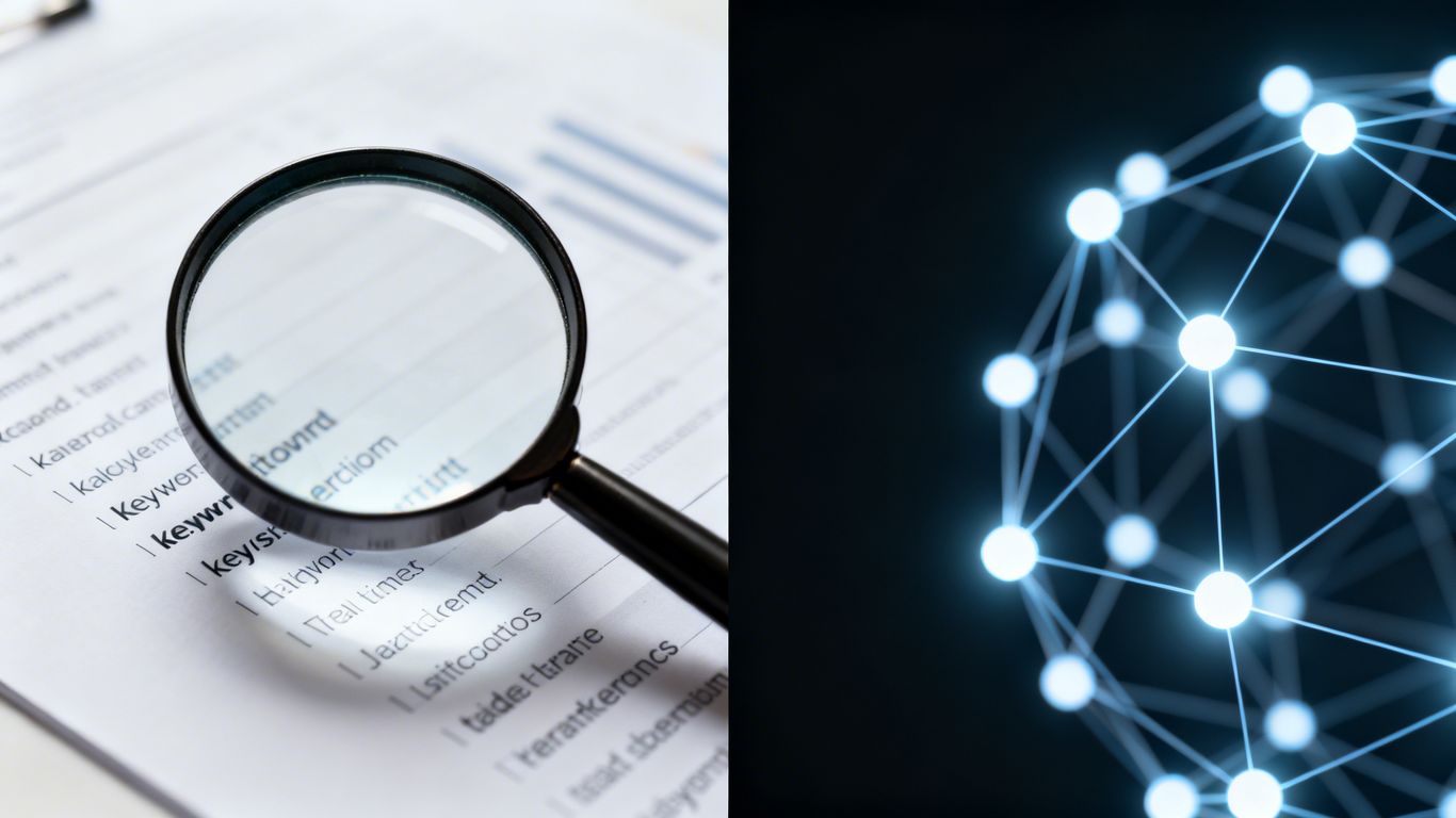 Keywords transforming into a network of citation authority.