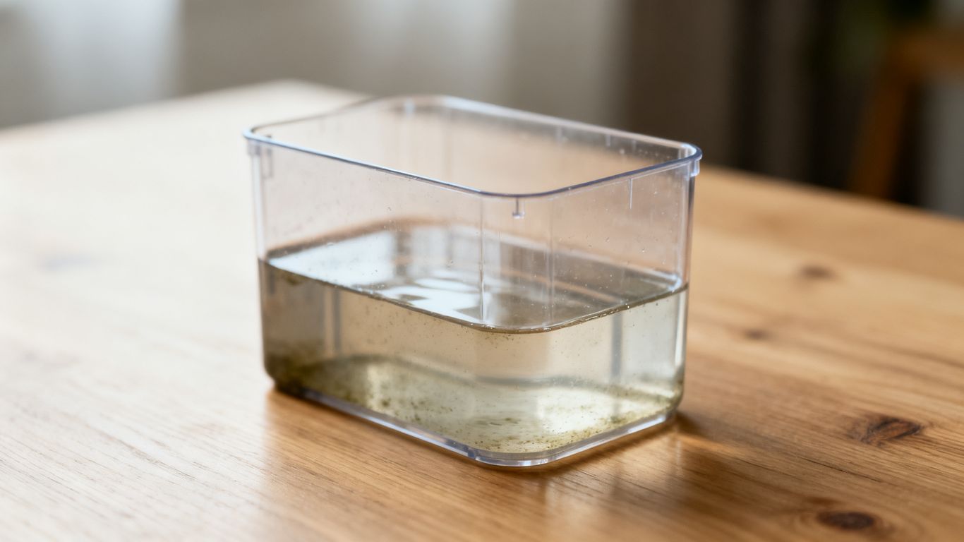 A close look at an idle collector tank