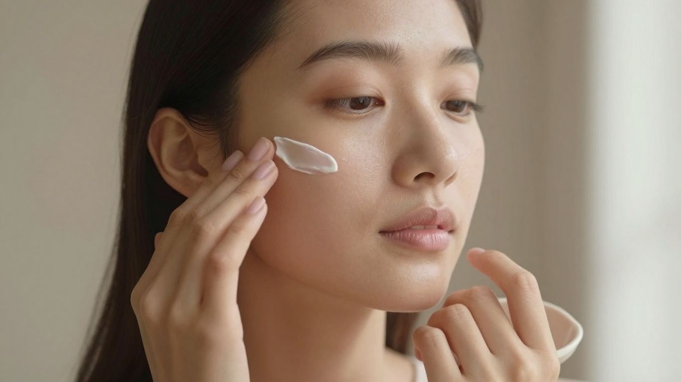 Olive complexion makeup softly blended in daylight