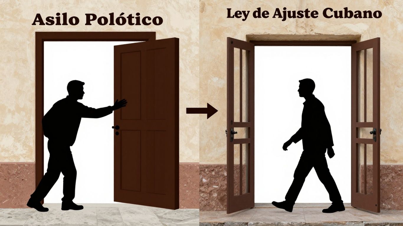 Paths to asylum and Cuban Adjustment Act
