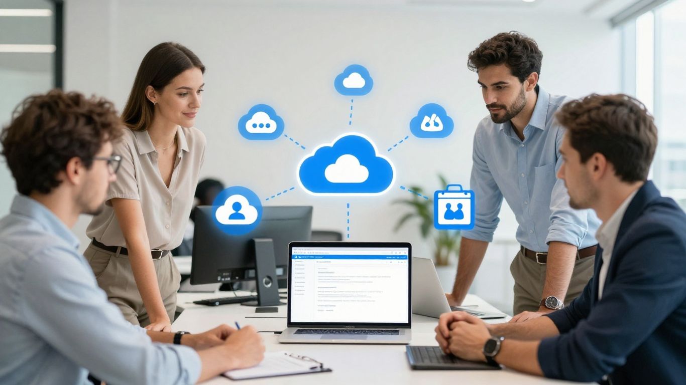 Aconex cloud backup solution in a Brisbane office.