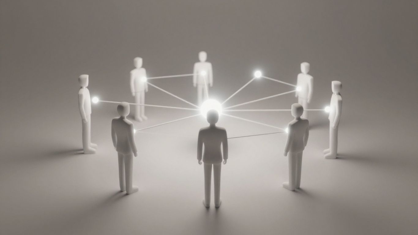 Esquema de red de negocios