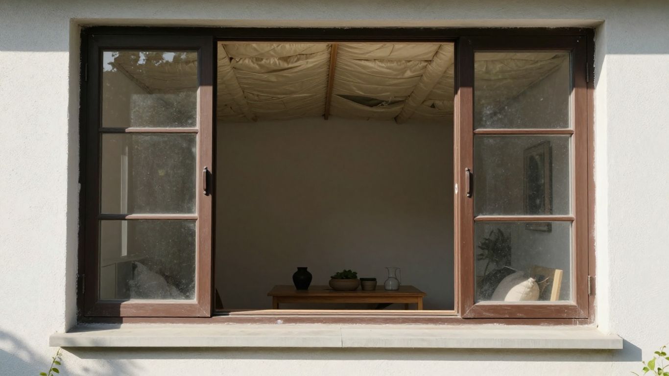 House with good insulation keeping it cool during hot weather.