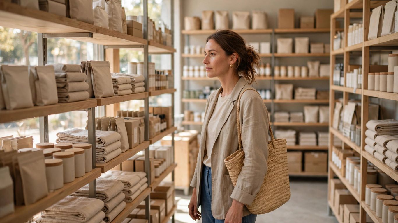 Audience planning notes beside a retail product display