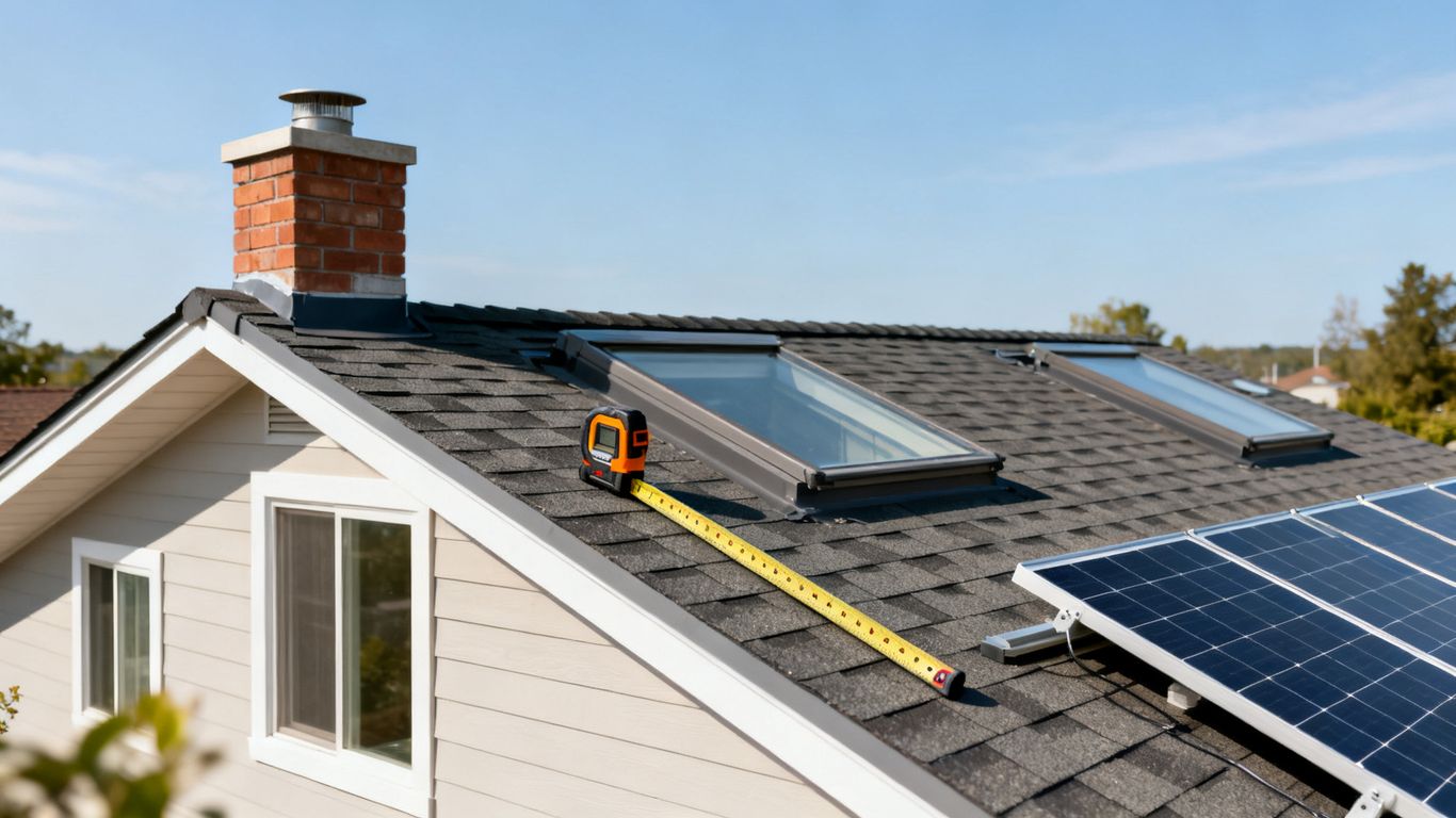 Mesure précise d’une toiture photovoltaïque