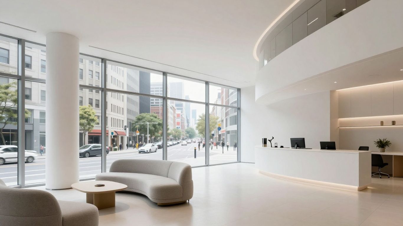 Modern Airbnb design office in San Francisco