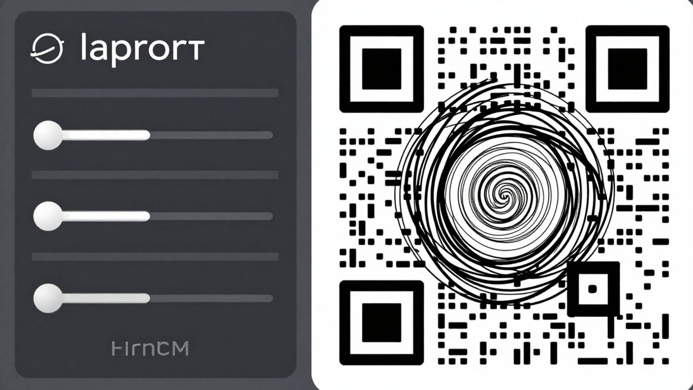 Dynamic QR code platform control interface comparison.