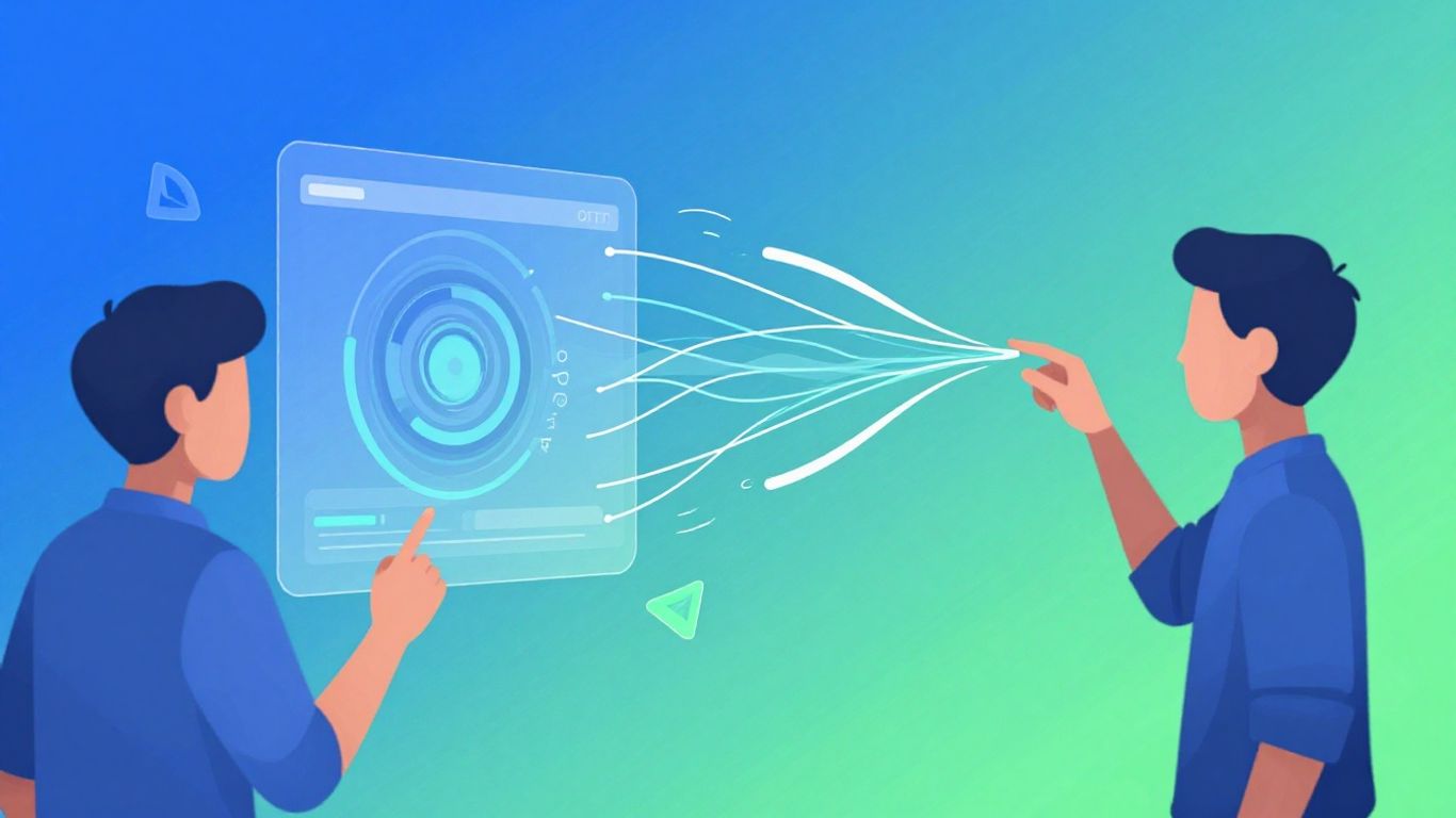 Customer behavior influencing marketing outcomes visually.