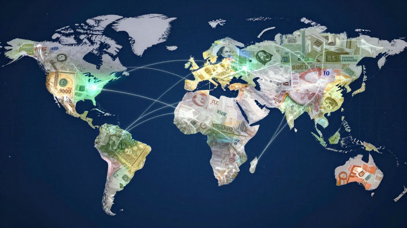 Global currency exchange and financial centers