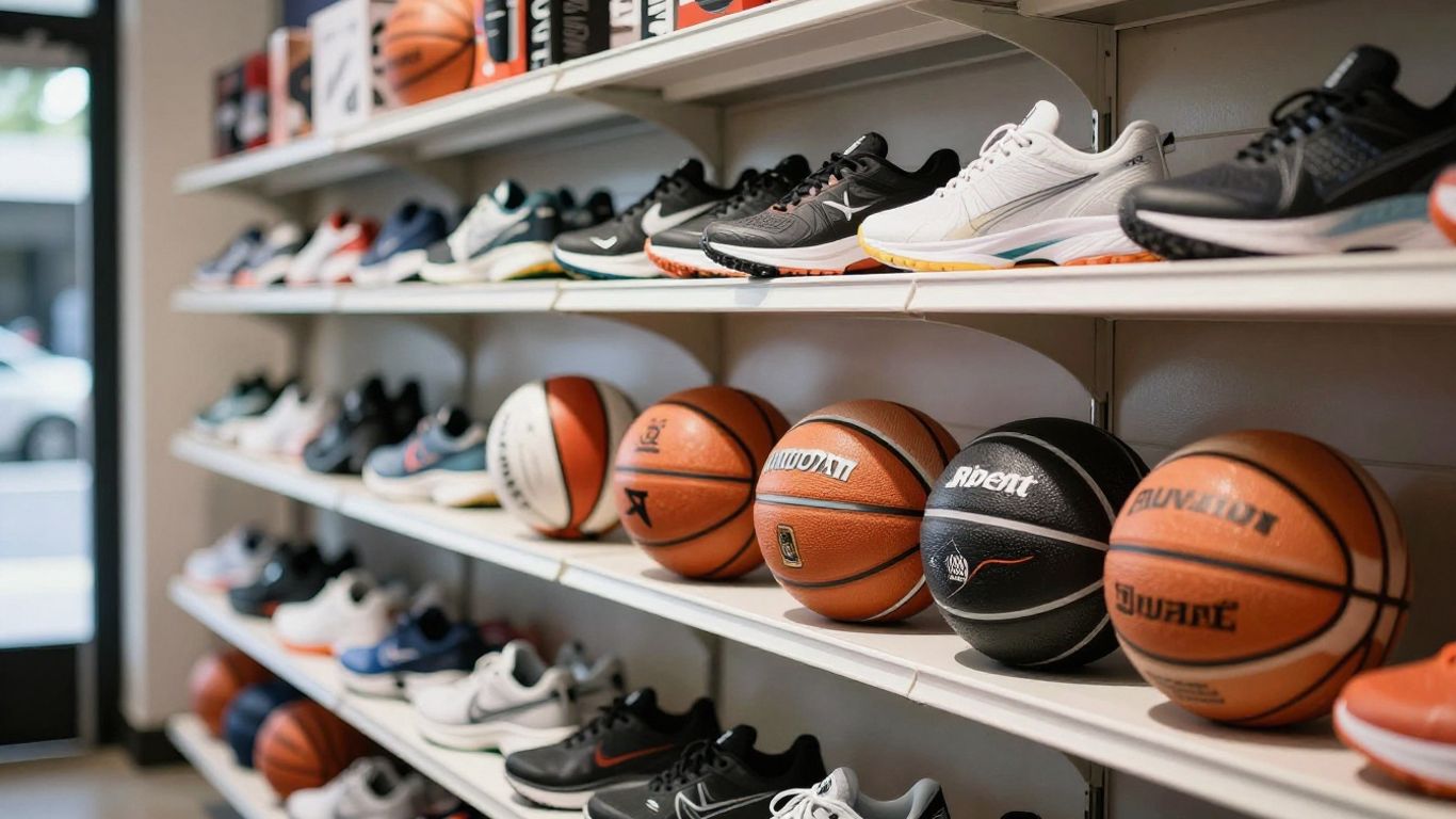 Sports equipment store in Brisbane.