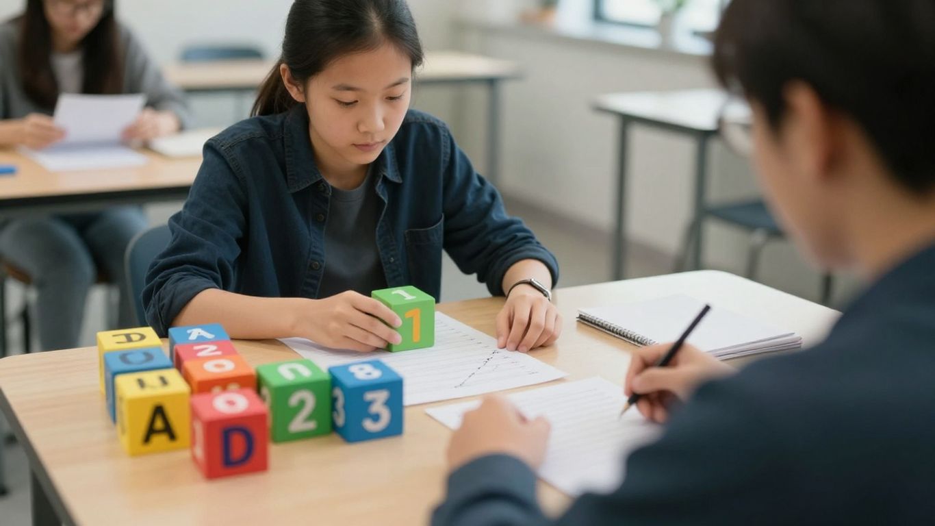 Person with ADHD organizing their schedule with time blocks.