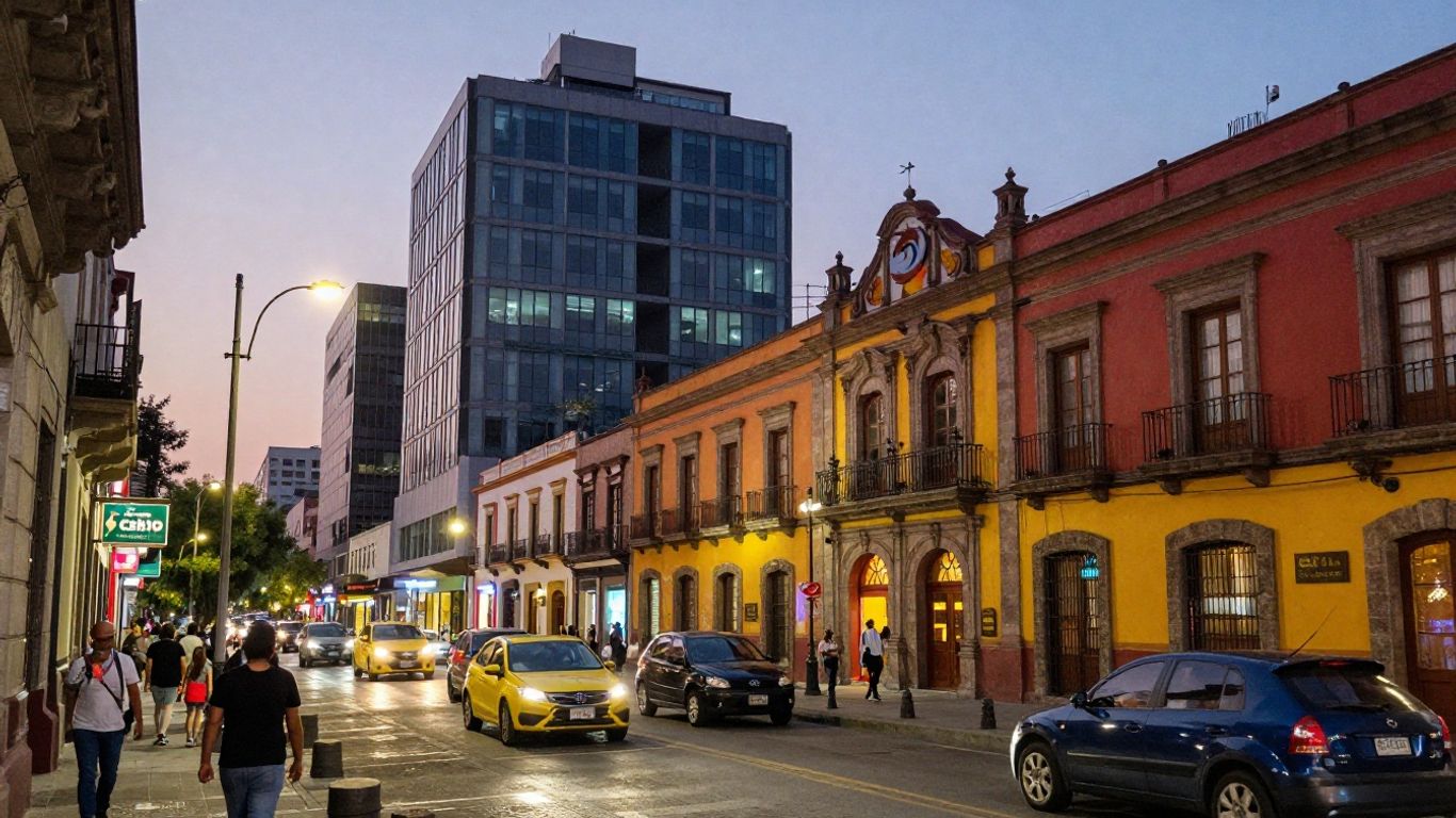 Vista panorámica de mercados en América Latina