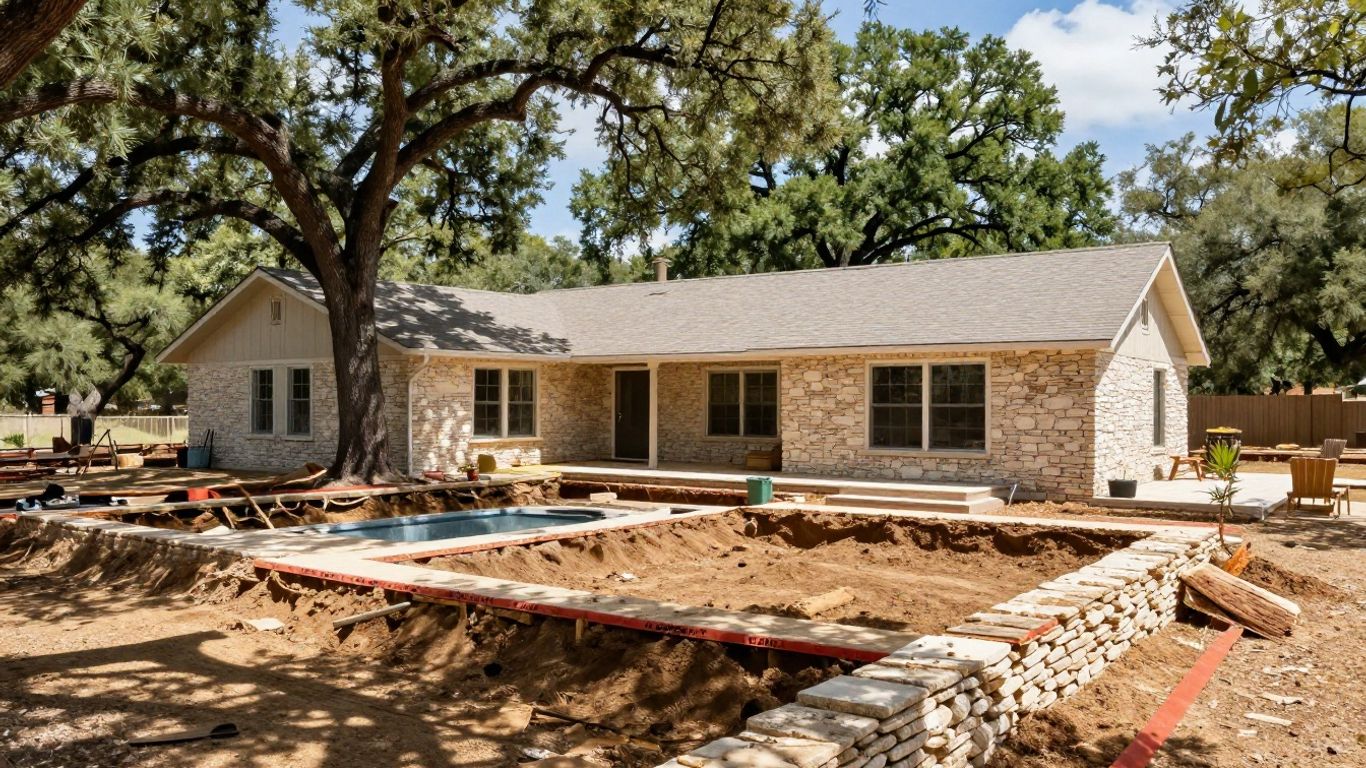How Mature Oak and Cedar Root Systems Around Older New Braunfels Homes Complicate Pool Excavation