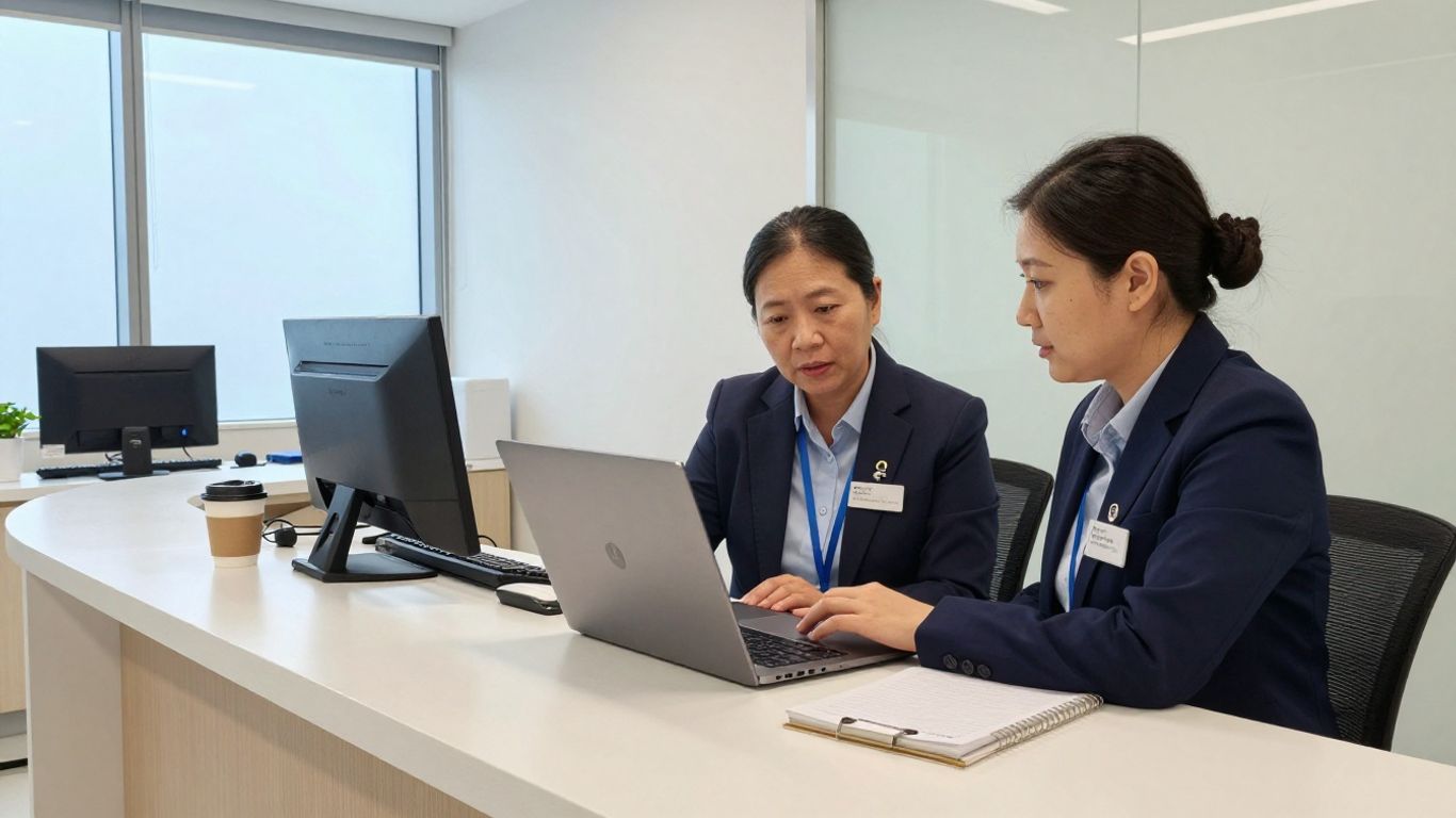 Singapore clinic team reviewing marketing budget