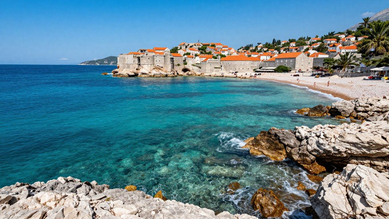 A view of the Adriatic coastline