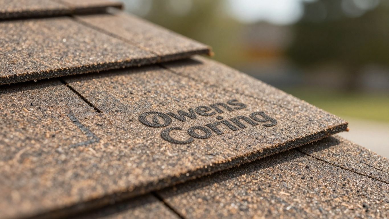 Owens Corning roof shingle detail
