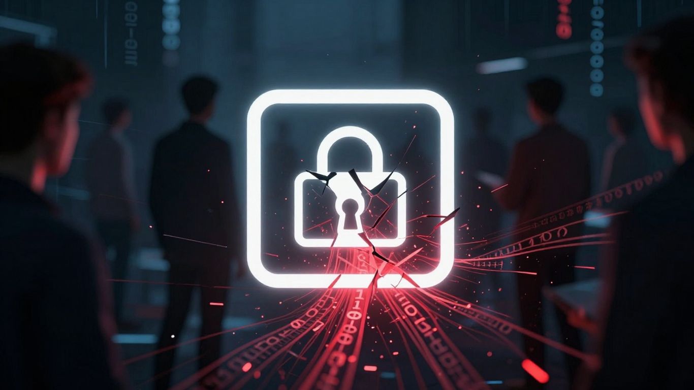 Ransomware attack data breach digital lock