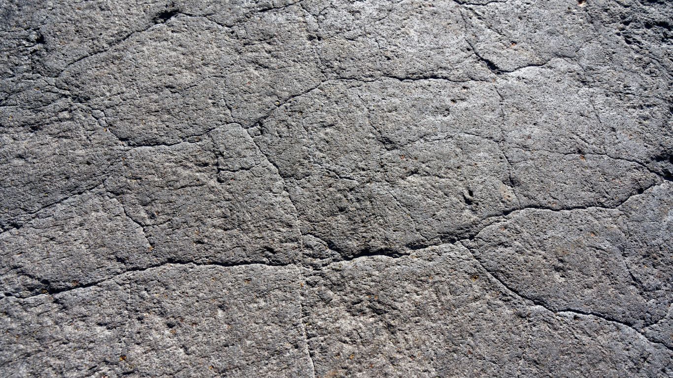 Close view of travertine surface texture