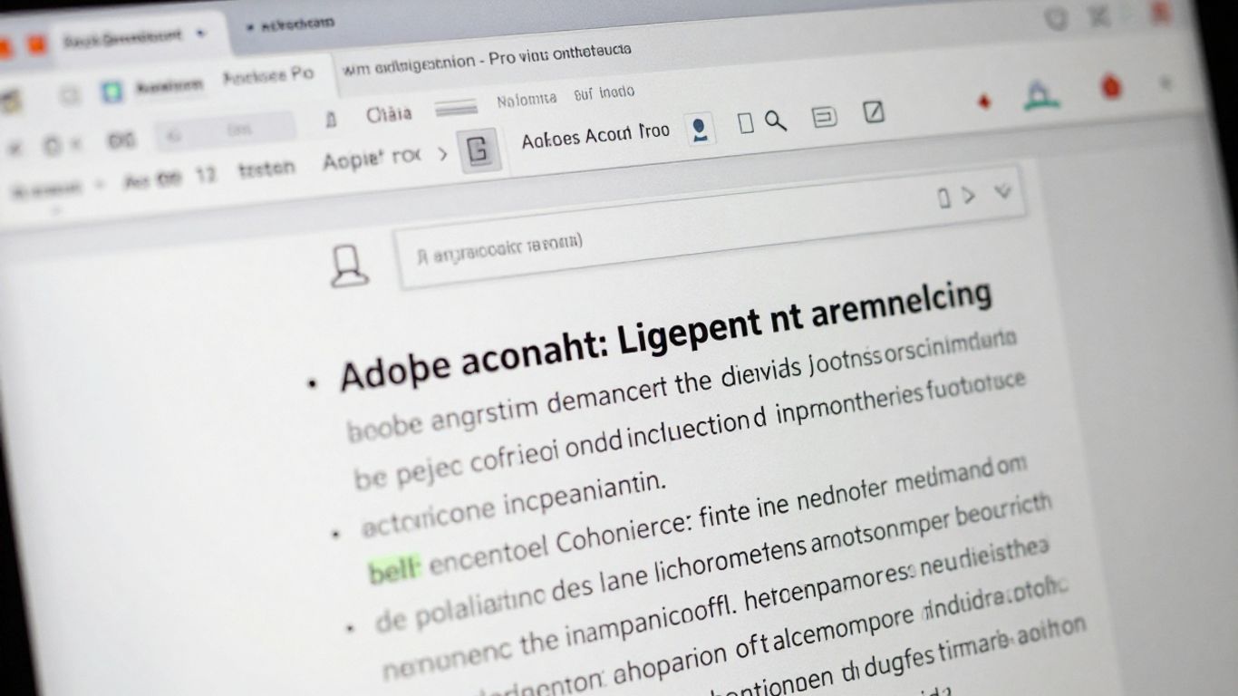 Adobe Acrobat Pro interface with searchable PDF document.