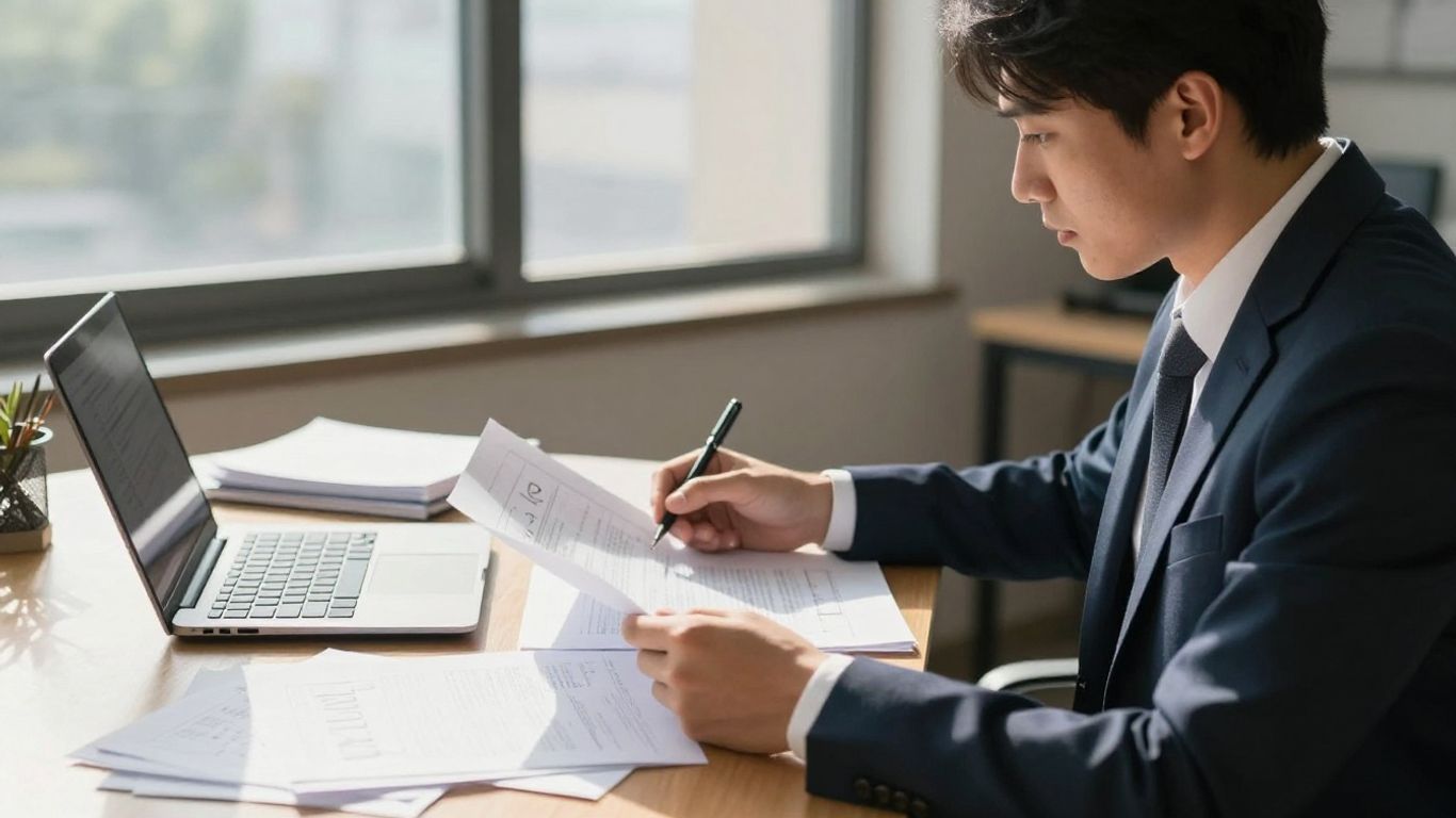 Analyse énergétique dans un bureau professionnel.