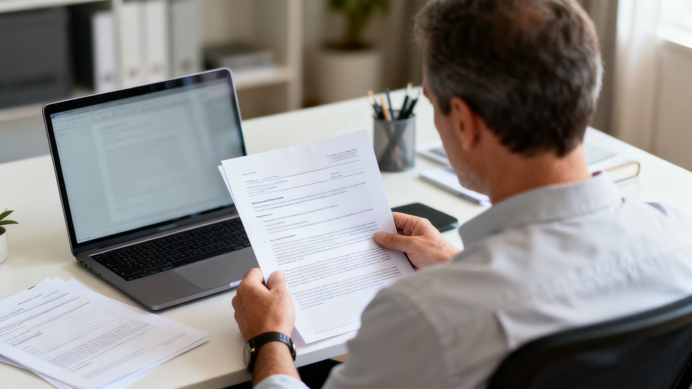 Trader reviewing lithium market contract details