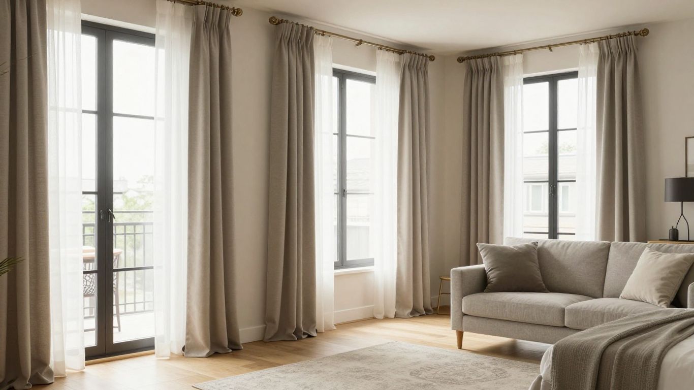 Mejores barras de cortinas para Airbnb: instalacion facil y elegante