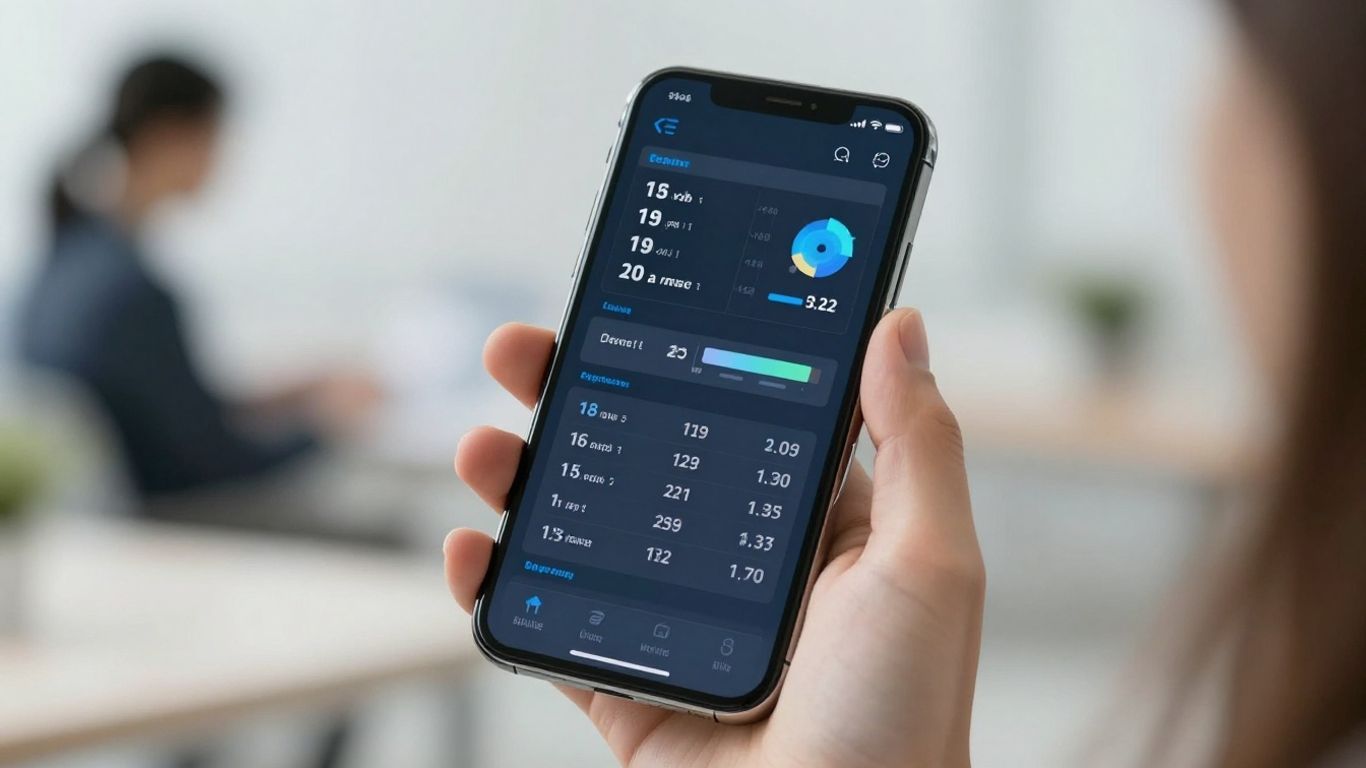 Smartphone screen showing volume points and progress.