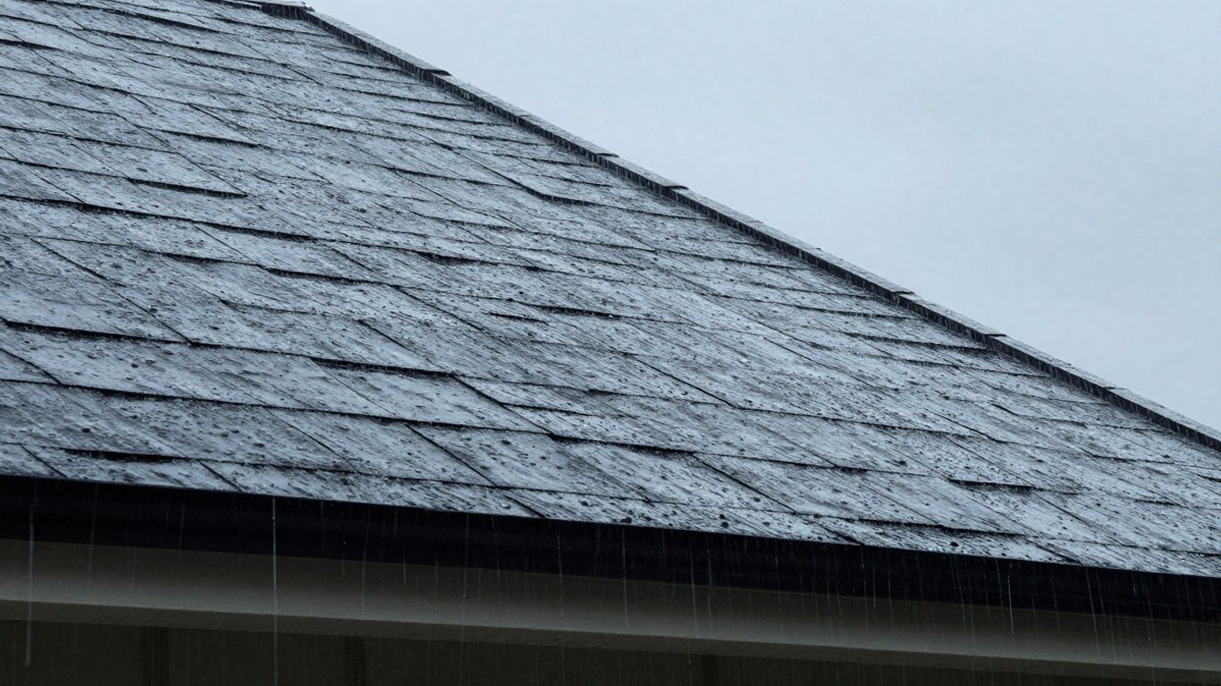 Spring rain leaking through house roof and siding