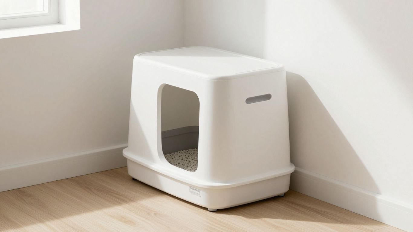 A clean and accessible cat litter box