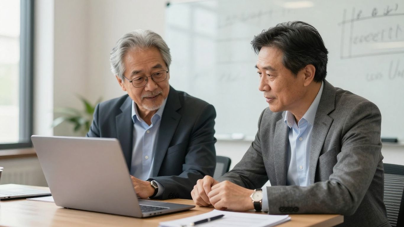 Executives reviewing a revenue operating plan