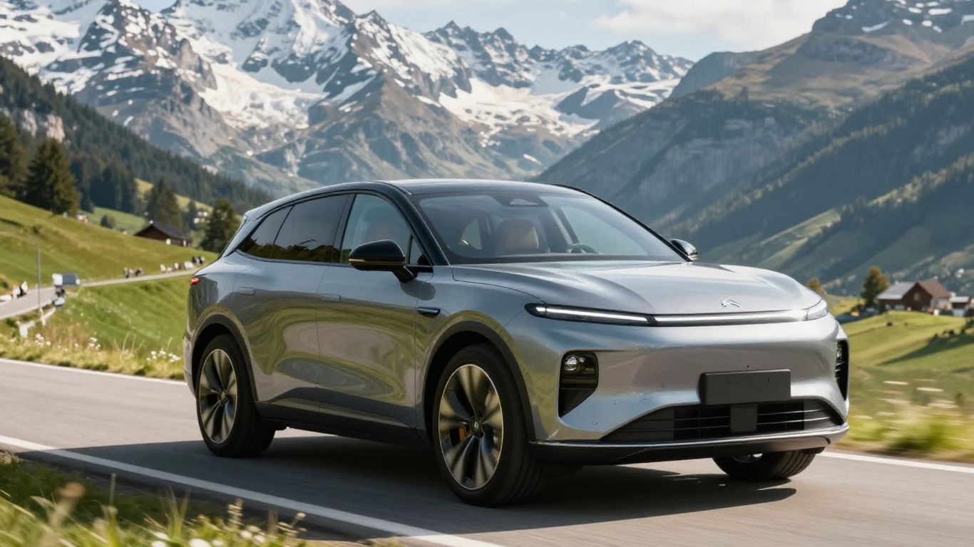 Premium SUV auf Schweizer Alpenstraße