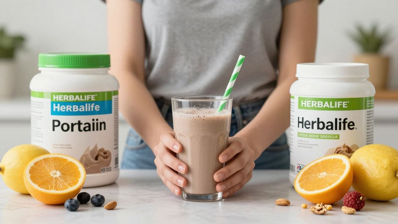 Herbalife shake and products for weight gain.