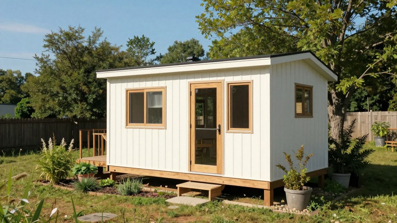 Tiny house in Maryland landscape