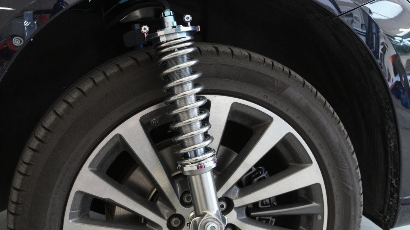Upgraded suspension components for better cornering performance