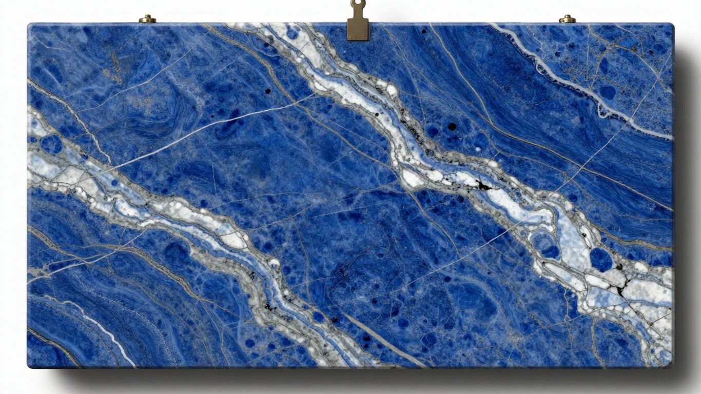 Sketch of Tempest Blue Quartzite slab