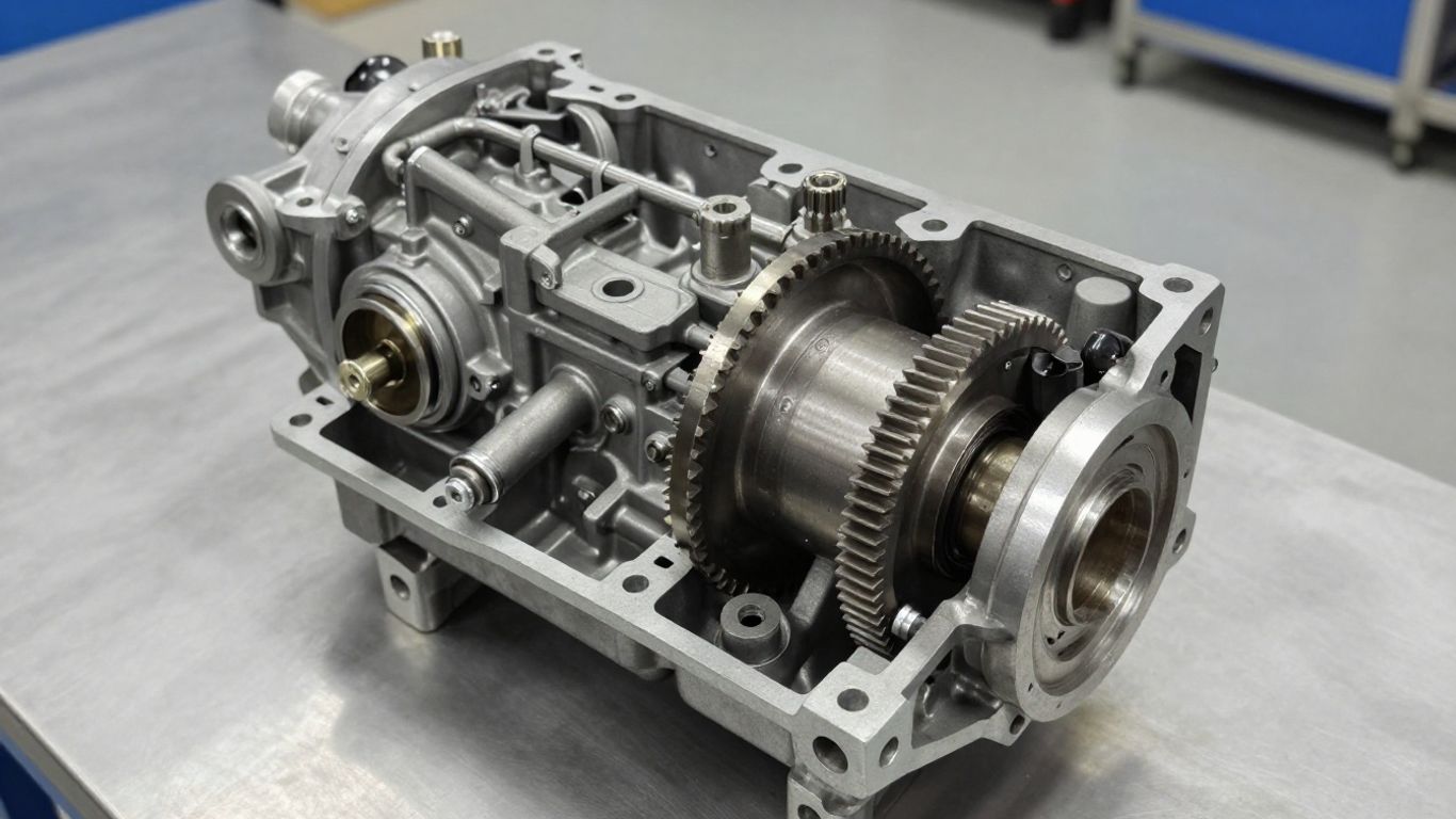 Technical transmission components diagram