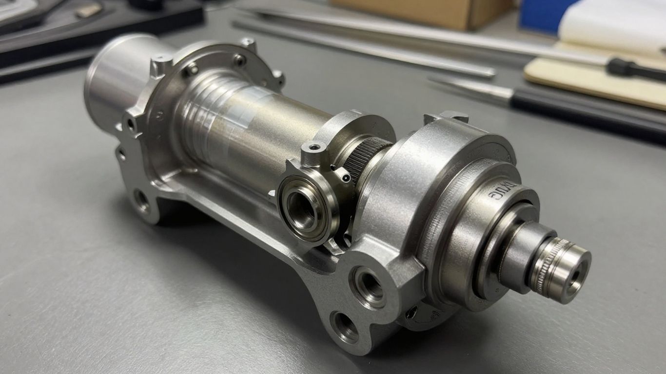 Detailed photo of a salvaged automotive engine part