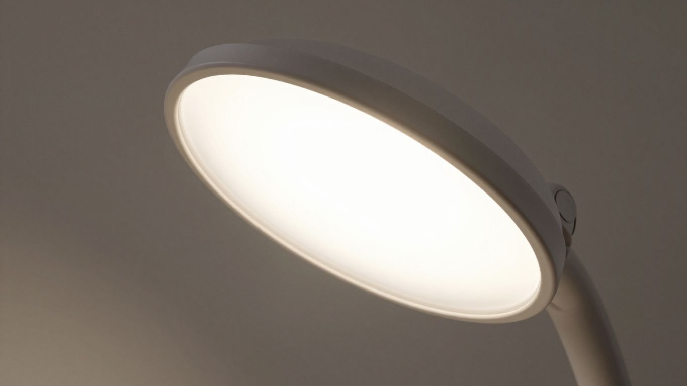 Lichttherapie Lampe mit hellem Licht