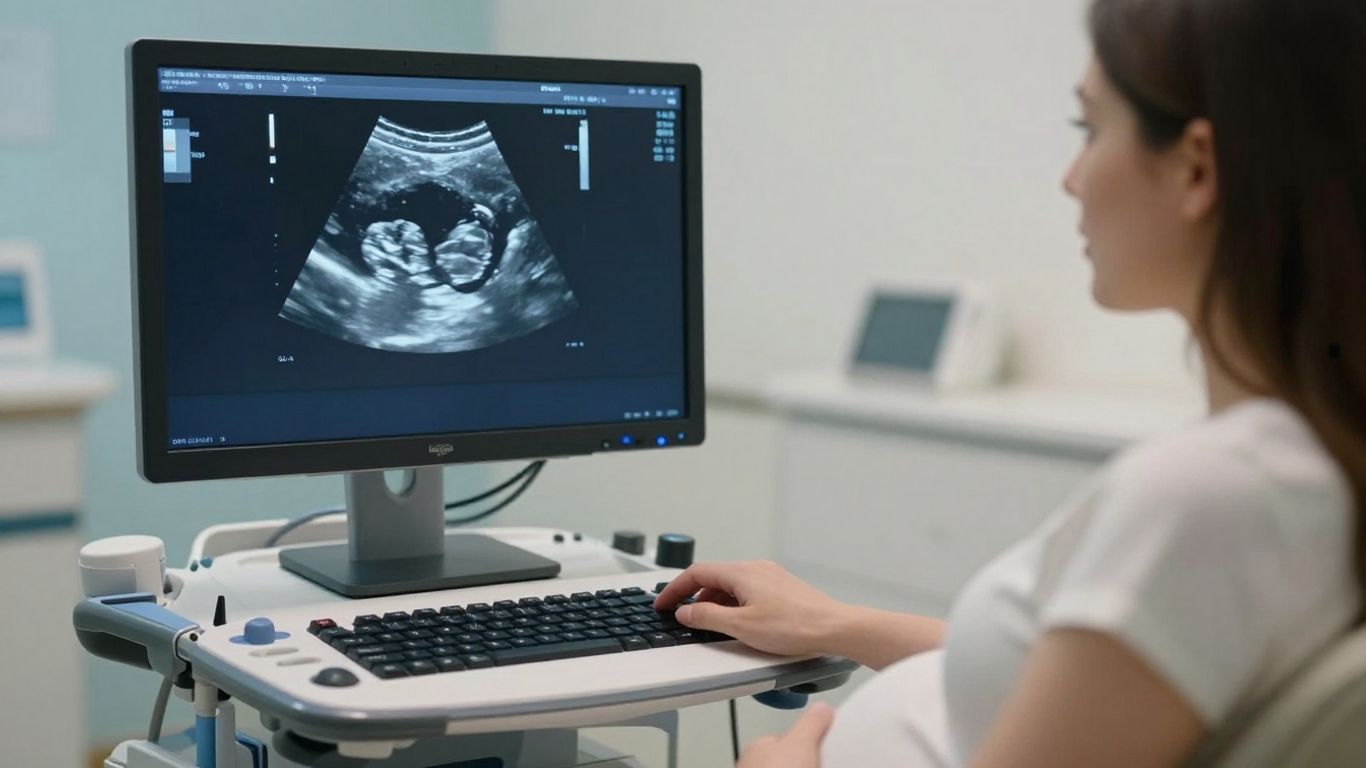 Ecografía y desarrollo fetal en semana veintiuno