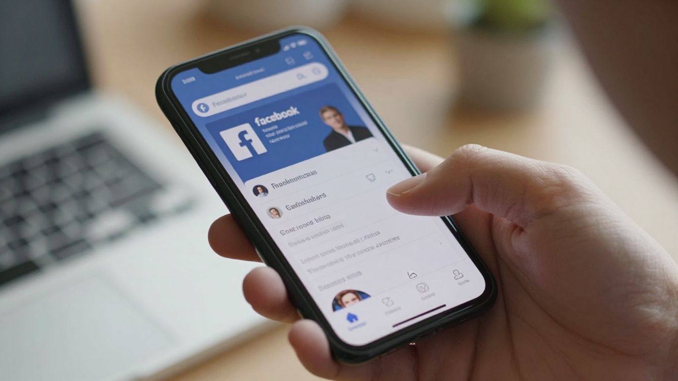 Disputing Facebook ad charges on a smartphone.
