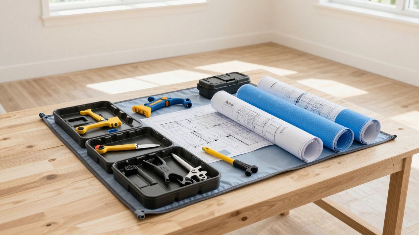 Professional workspace preparation