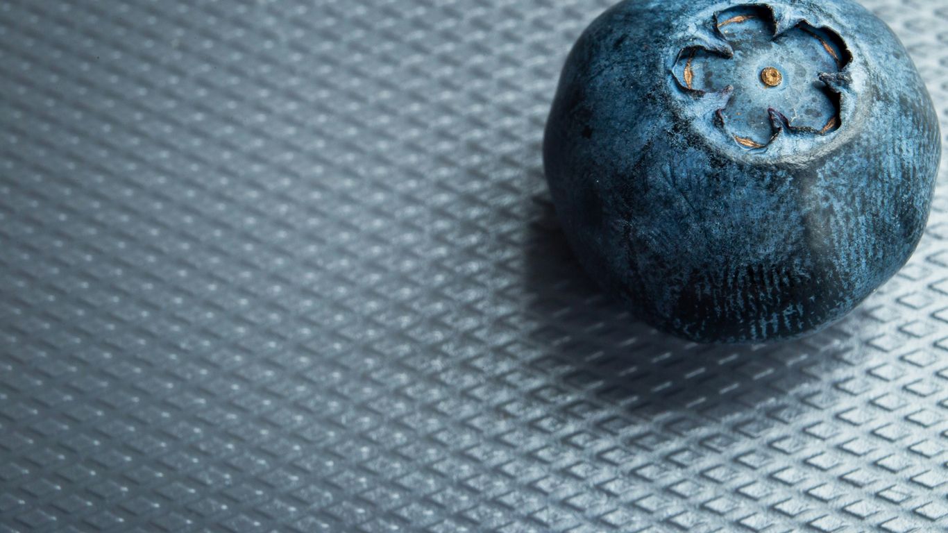Close view of textured yoga mat surface