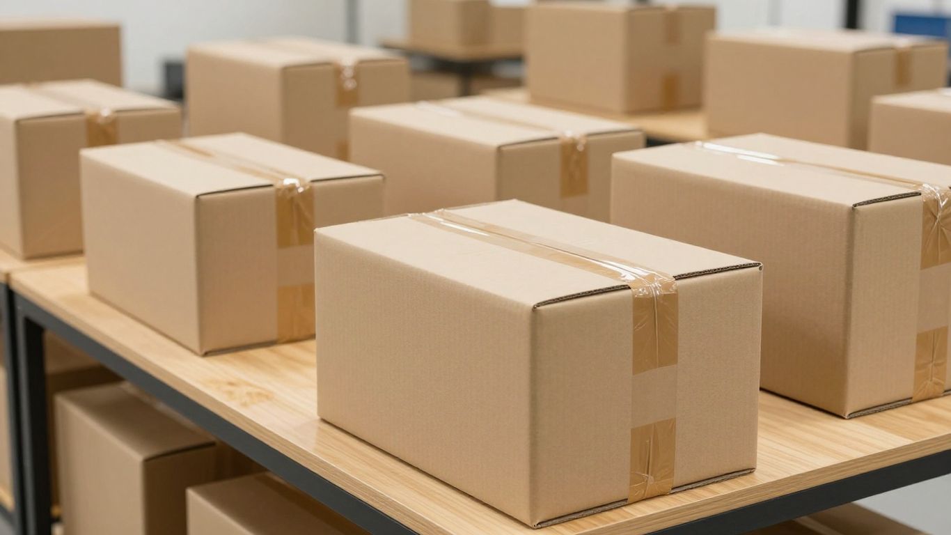 A professional warehouse environment with quality control
