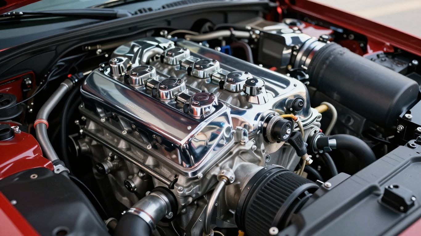 Upgraded performance engine setup