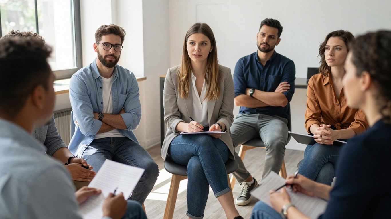 Personas trabajando juntas y aprendiendo nuevas habilidades.